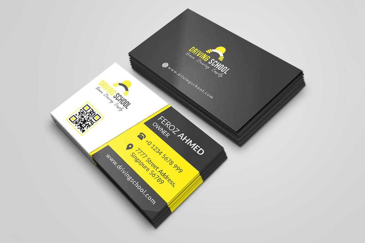 100 + Free Business Cards Templates Psd For 2019 - Syed Intended For Name Card Design Template Psd