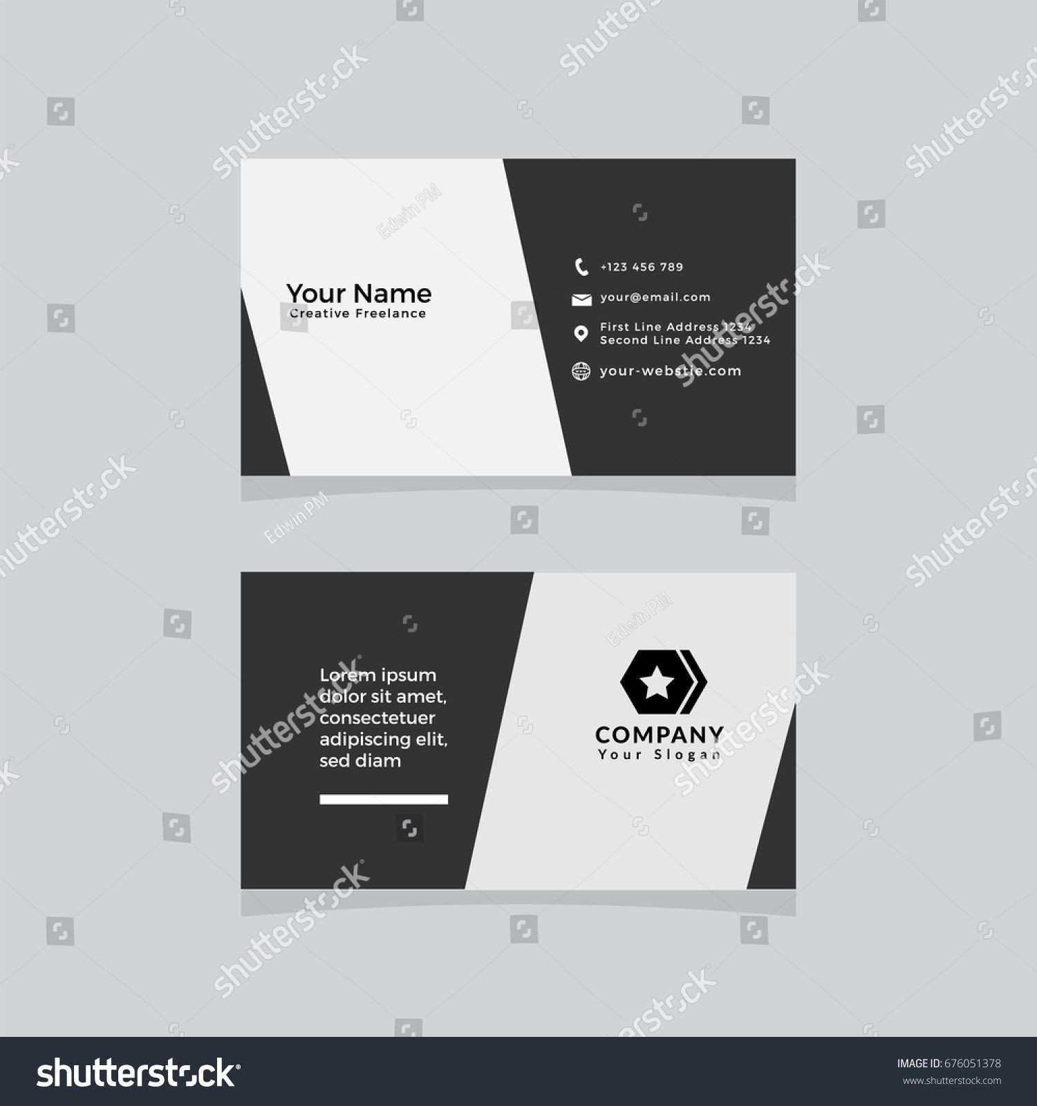 11 Creative Adobe Illustrator Double Sided Business Card Intended For Adobe Illustrator Card Template