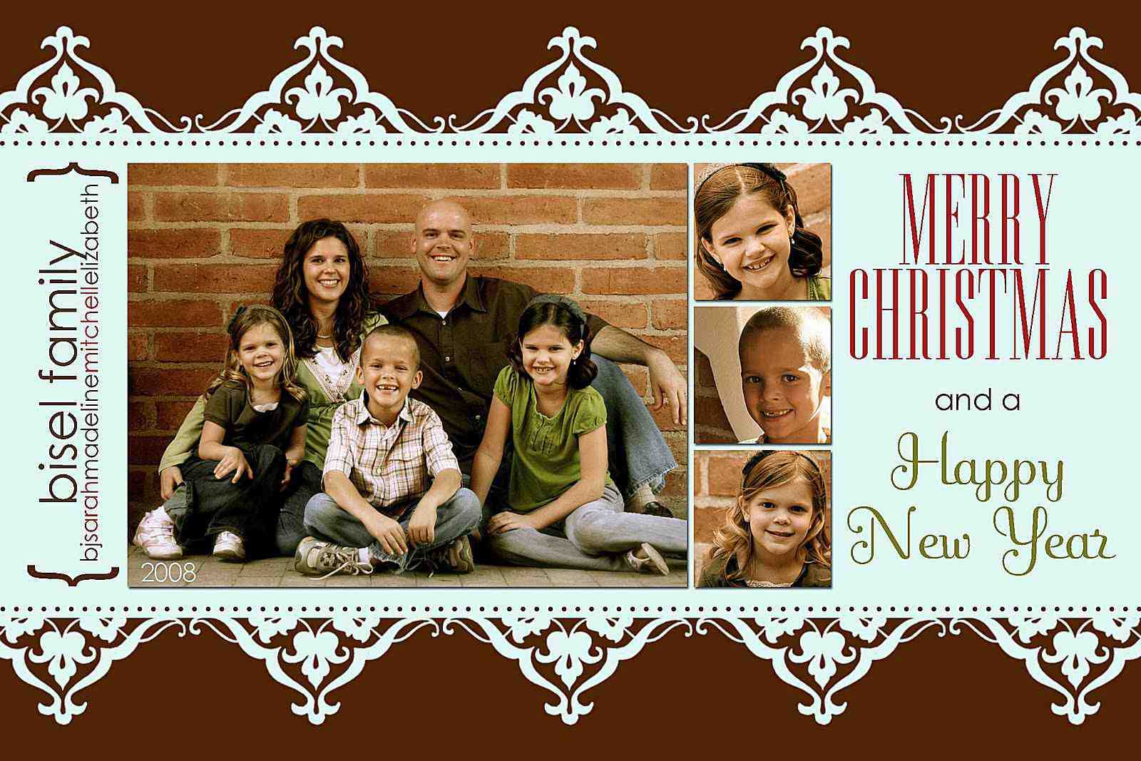 11 Free Templates For Christmas Photo Cards Intended For Free Christmas Card Templates For Photographers