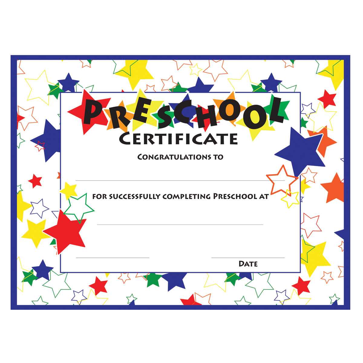 11+ Preschool Certificate Templates – Pdf | Free & Premium In Star Award Certificate Template