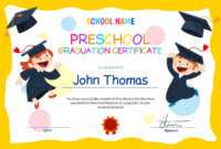 11+ Preschool Certificate Templates - Pdf | Free &amp; Premium inside Preschool Graduation Certificate Template Free