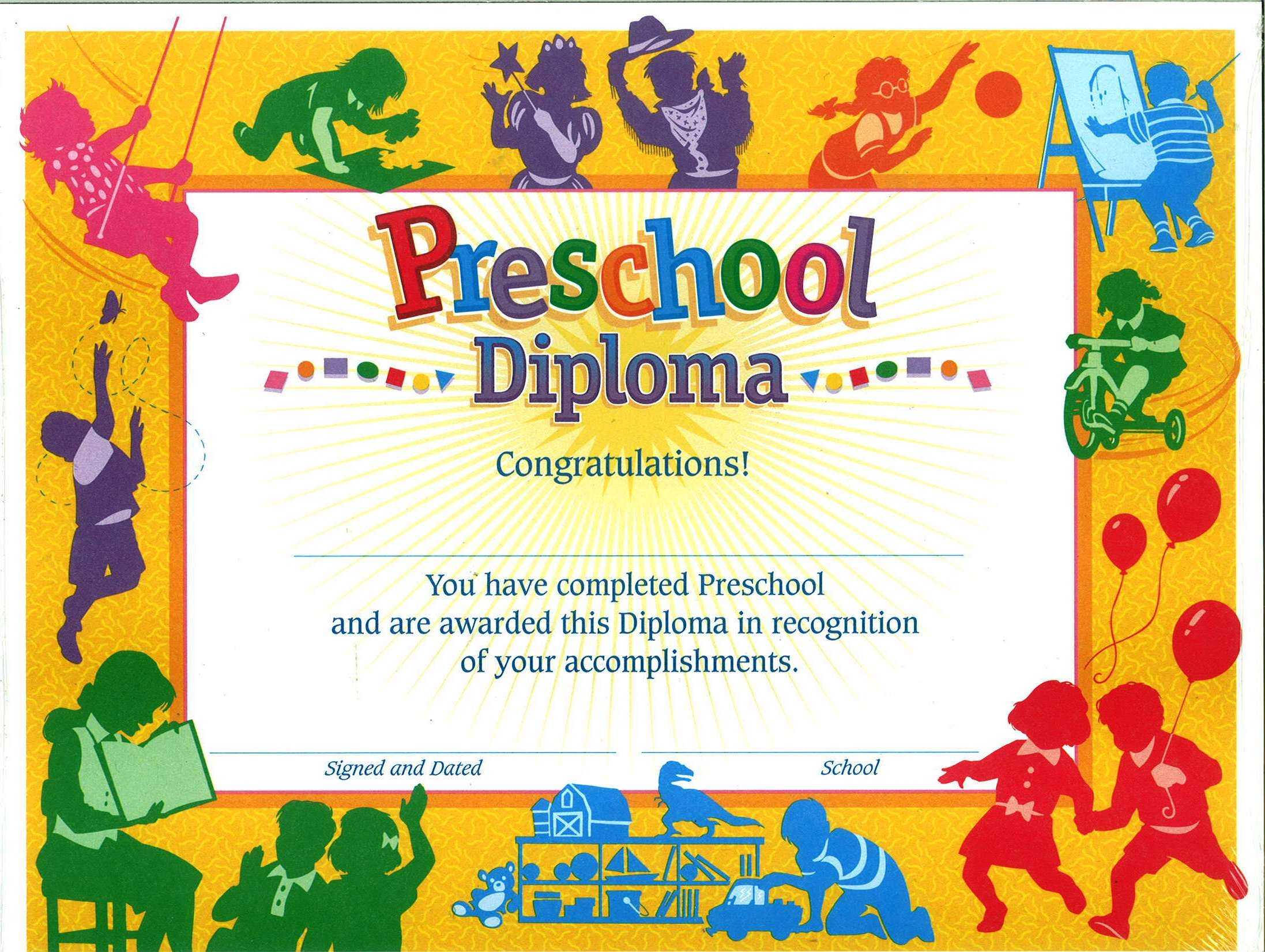 11+ Preschool Certificate Templates – Pdf | Free & Premium With Regard To School Certificate Templates Free