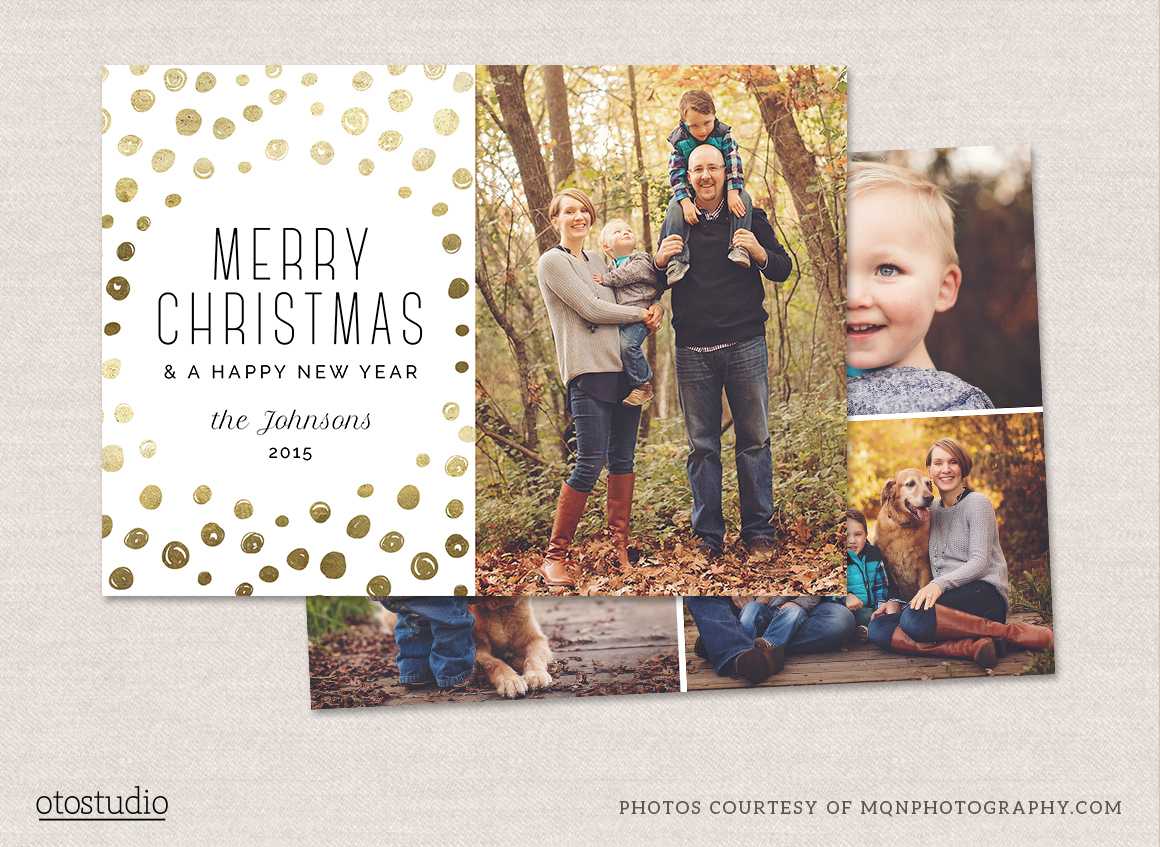 12 Christmas Card Photoshop Templates To Get You Up And Intended For Free Christmas Card Templates For Photoshop