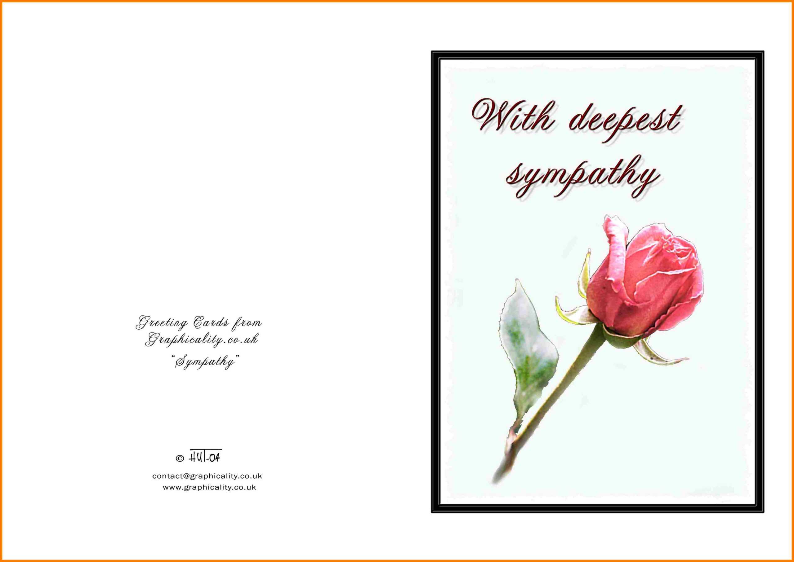 12+ Free Printable Sympathy Cards | Memo Heading Regarding Sympathy Card Template