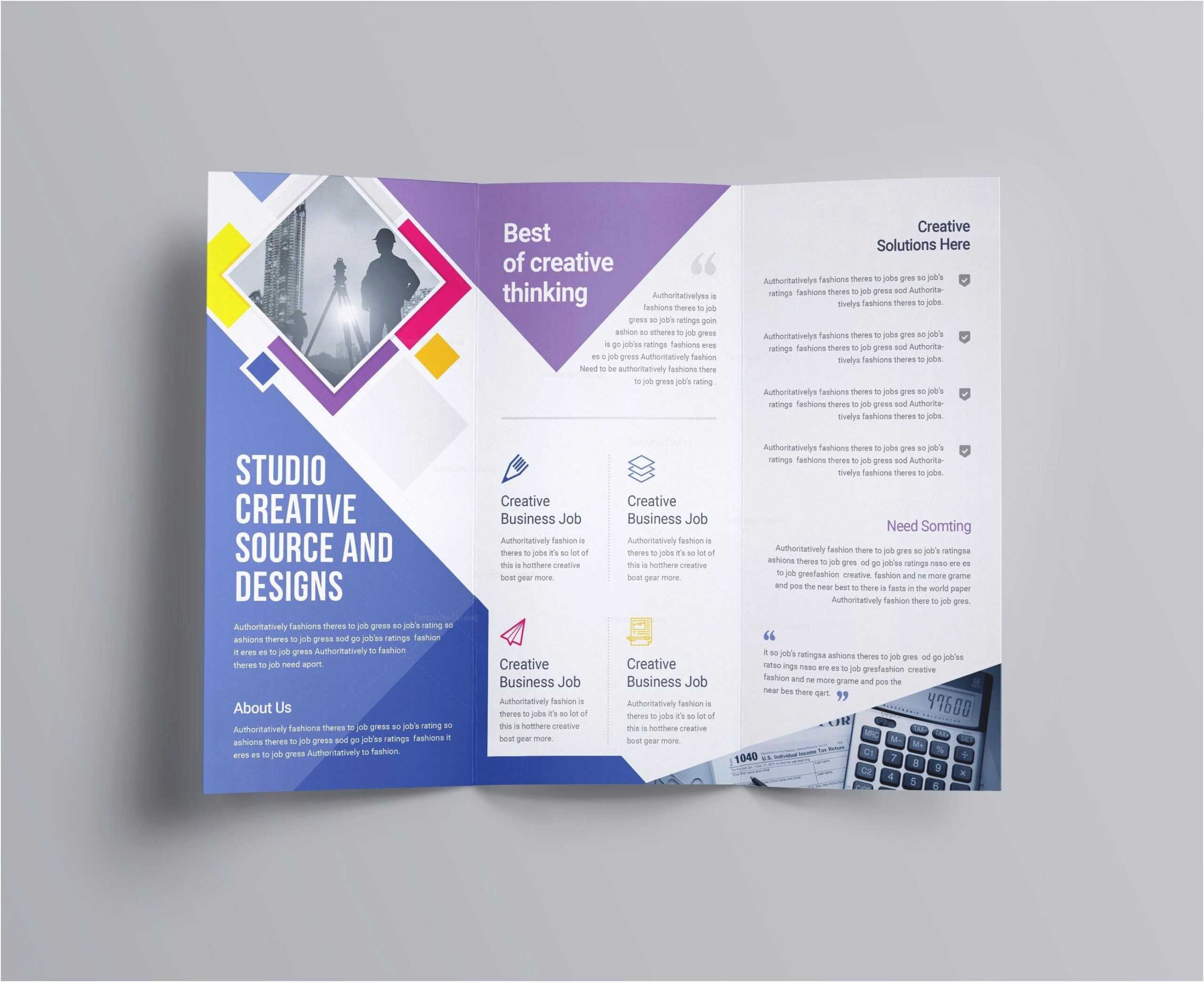 12 Tri Fold Brochure Template Free | Radaircars Pertaining To Open Office Brochure Template