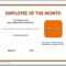 13 Free Certificate Templates For Word » Officetemplate Intended For Employee Of The Month Certificate Templates