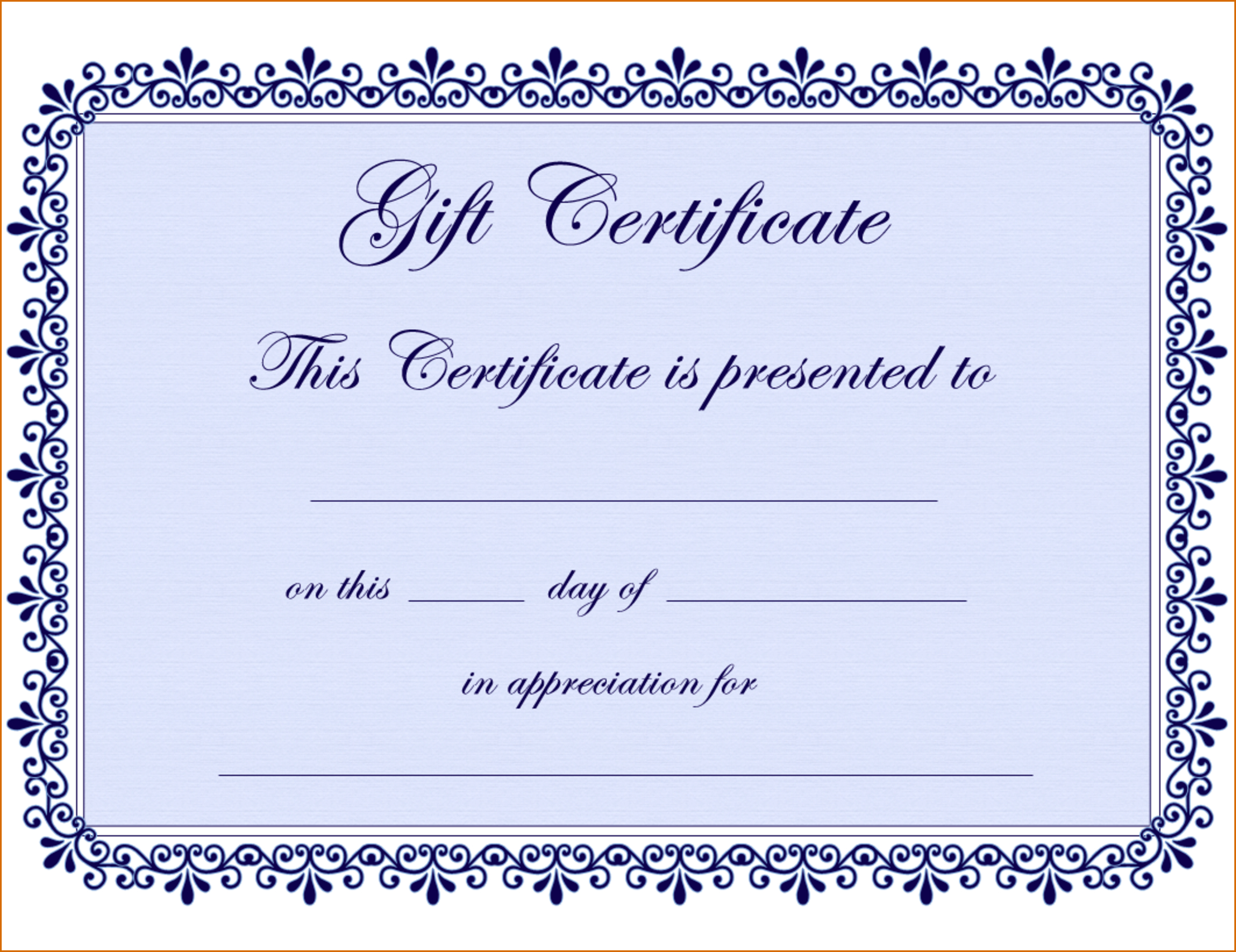 13+ Gift Certificate Template Word | Authorizationletters Pertaining To Service Dog Certificate Template