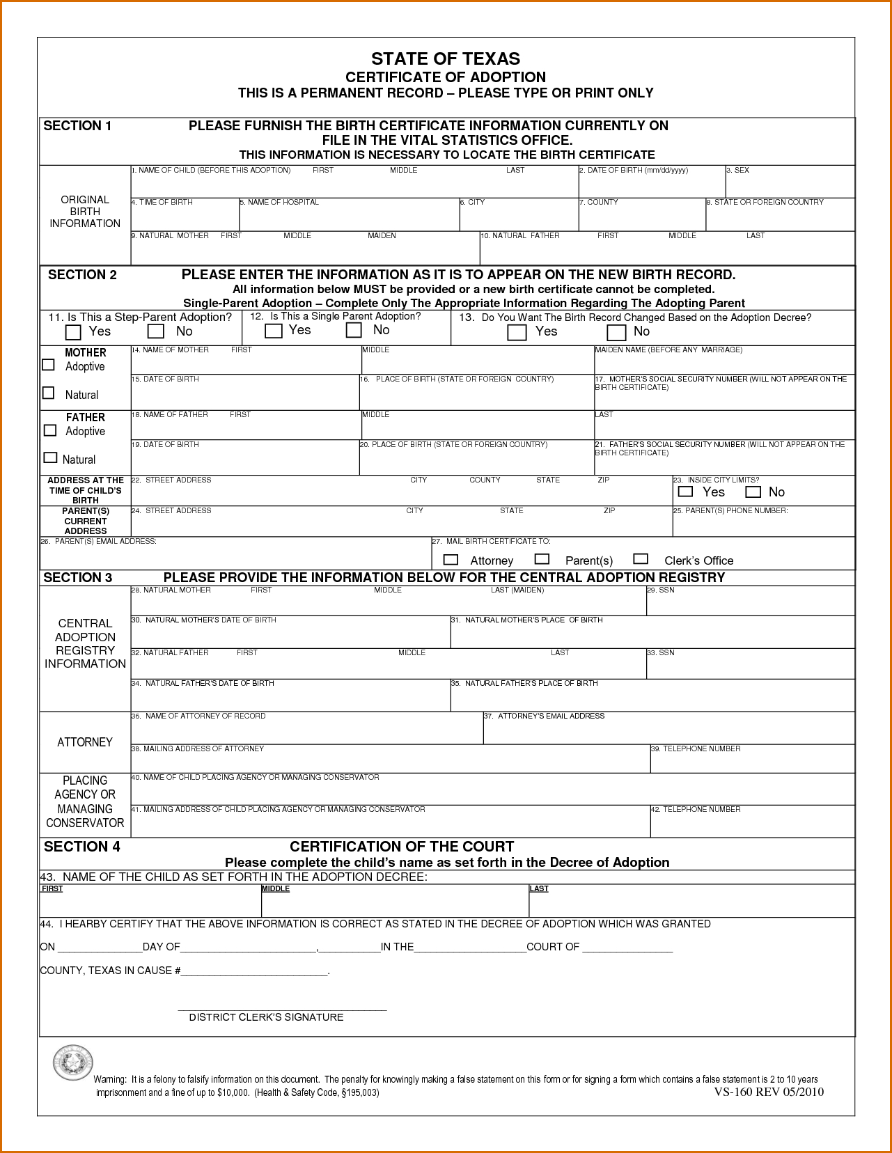 14+ Blank Birth Certificate Template | Authorizationletters For Editable Birth Certificate Template