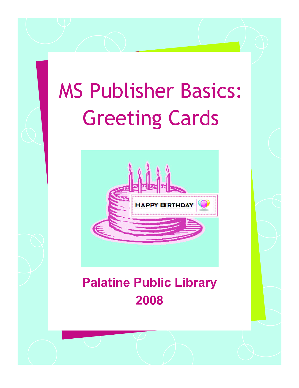 14 Happy Birthday Card Template Publisher Images - Happy With Regard To Birthday Card Publisher Template