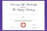14+ Honorary Life Certificate Templates - Pdf, Docx | Free for Life Membership Certificate Templates