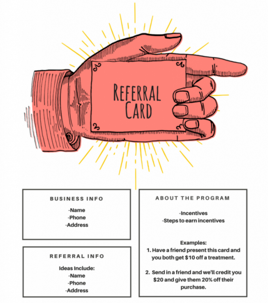 15 Examples Of Referral Card Ideas And Quotes That Work Intended For Photography Referral Card Templates