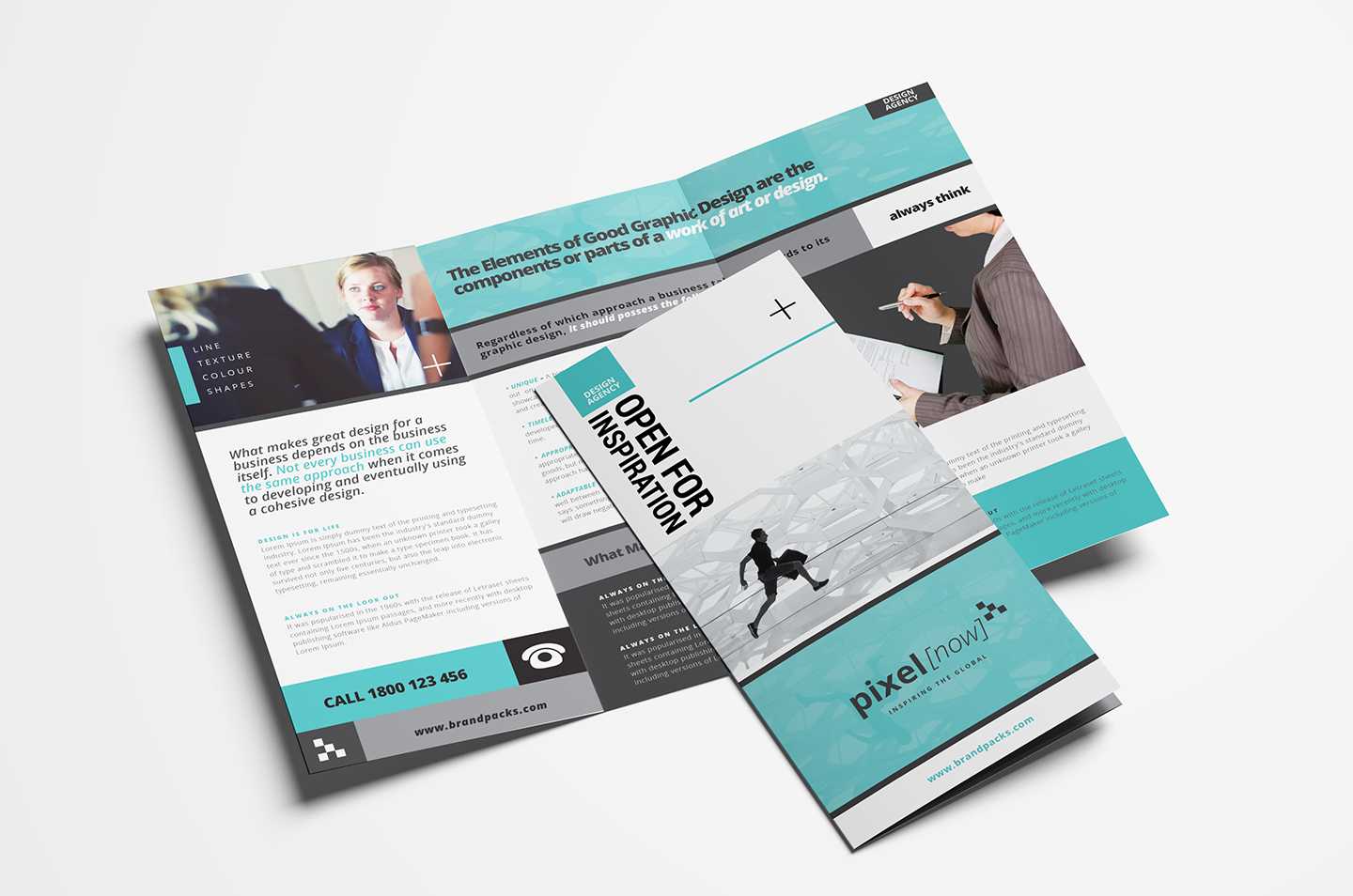 15 Free Tri Fold Brochure Templates In Psd & Vector – Brandpacks Intended For Double Sided Tri Fold Brochure Template