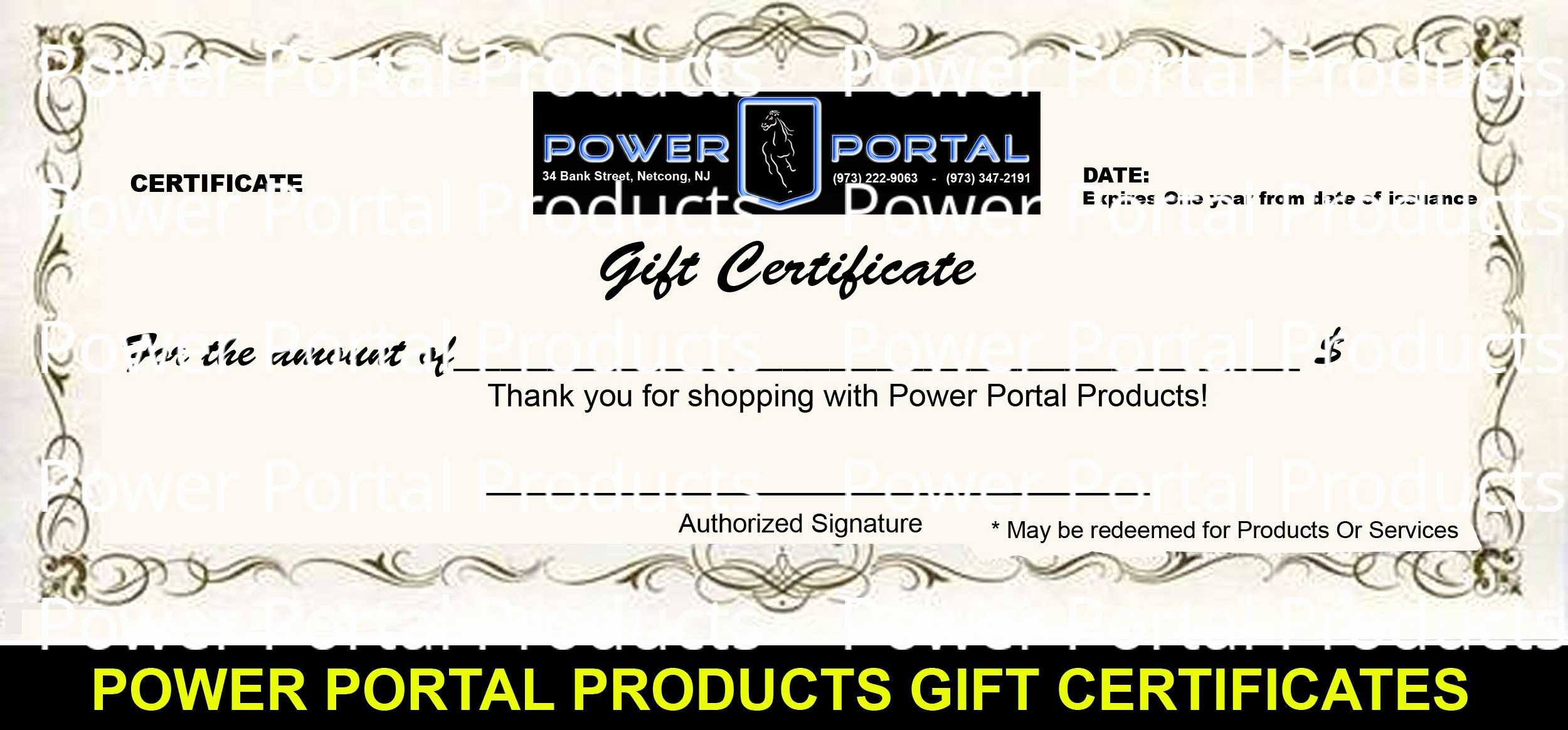 16 Personalized Auto Detailing Gift Certificate Templates With Automotive Gift Certificate Template