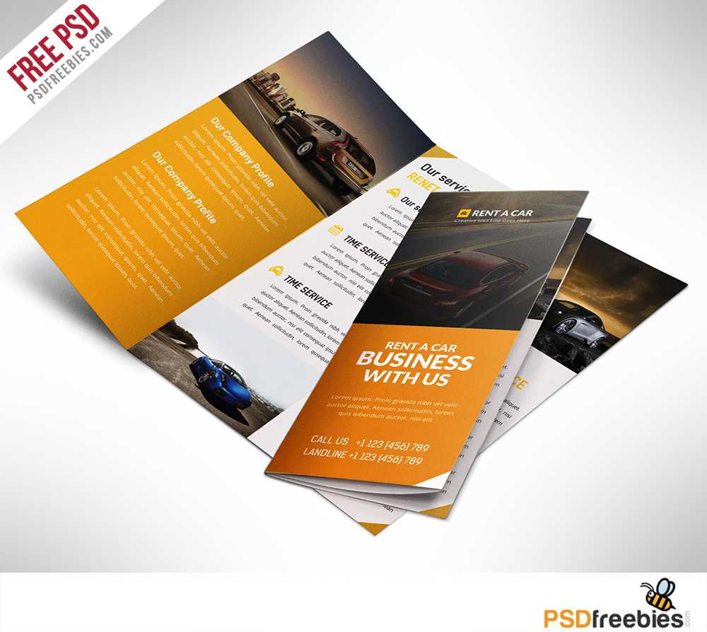 16 Tri Fold Brochure Free Psd Templates: Grab, Edit & Print In Brochure 3 Fold Template Psd