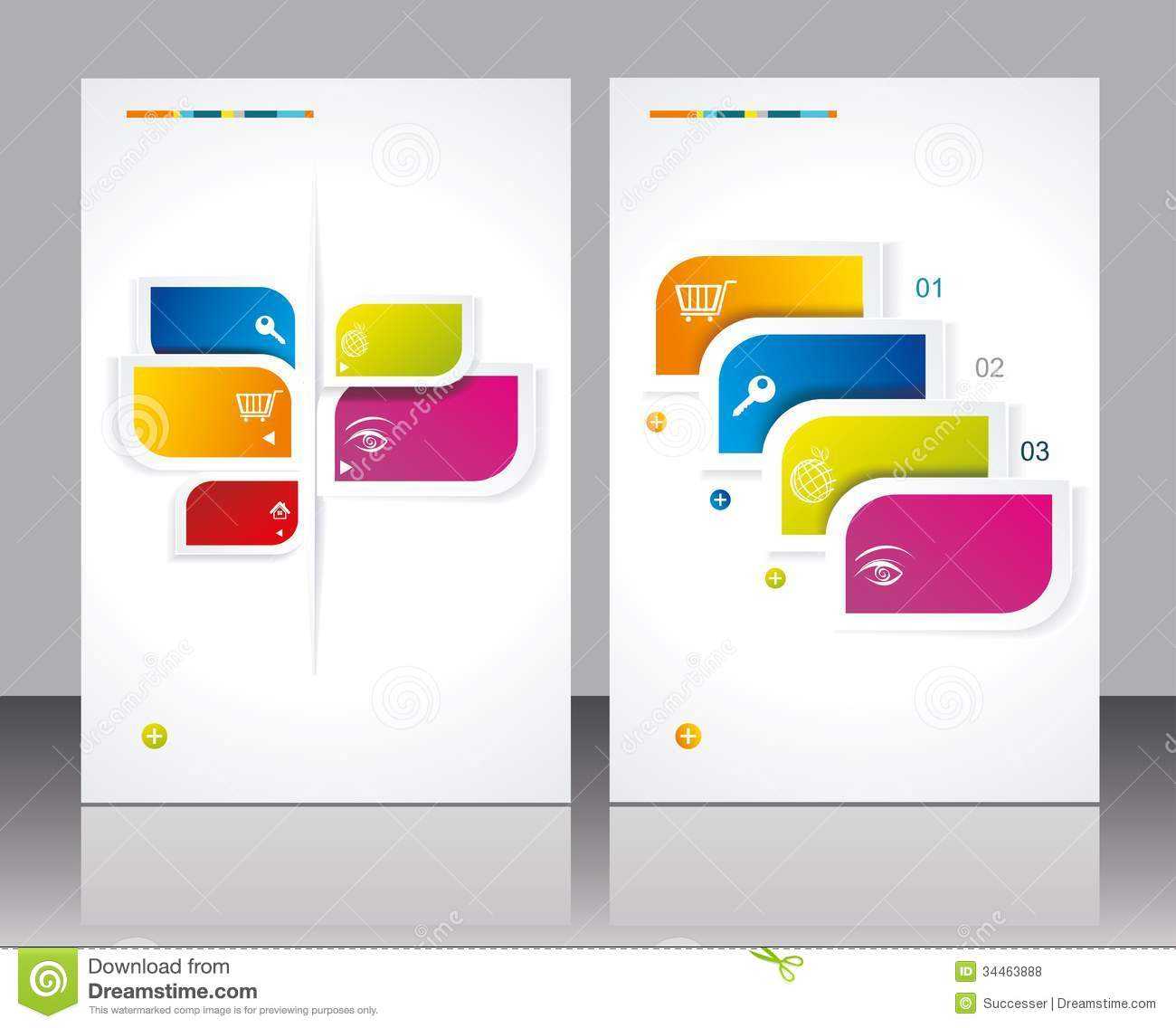 16 Vector Brochures Templates Images – Free Vector Brochure For Creative Brochure Templates Free Download