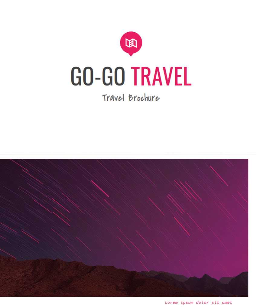 18 Best Free Brochure Templates For Google Docs & Ms Word For Travel Brochure Template Google Docs