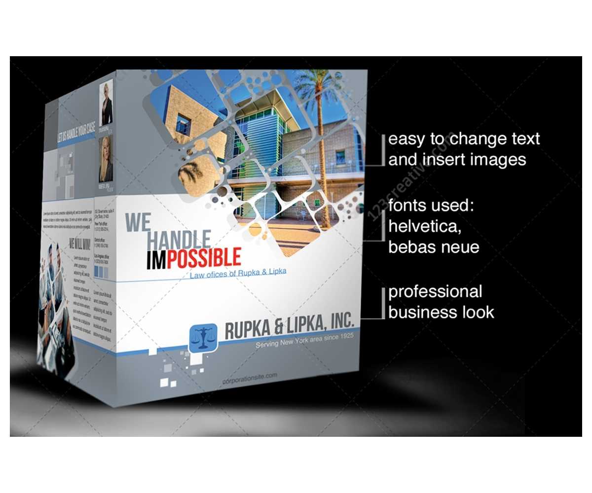 2 Pages Corporate Brochure Template For Construction Inside Engineering Brochure Templates