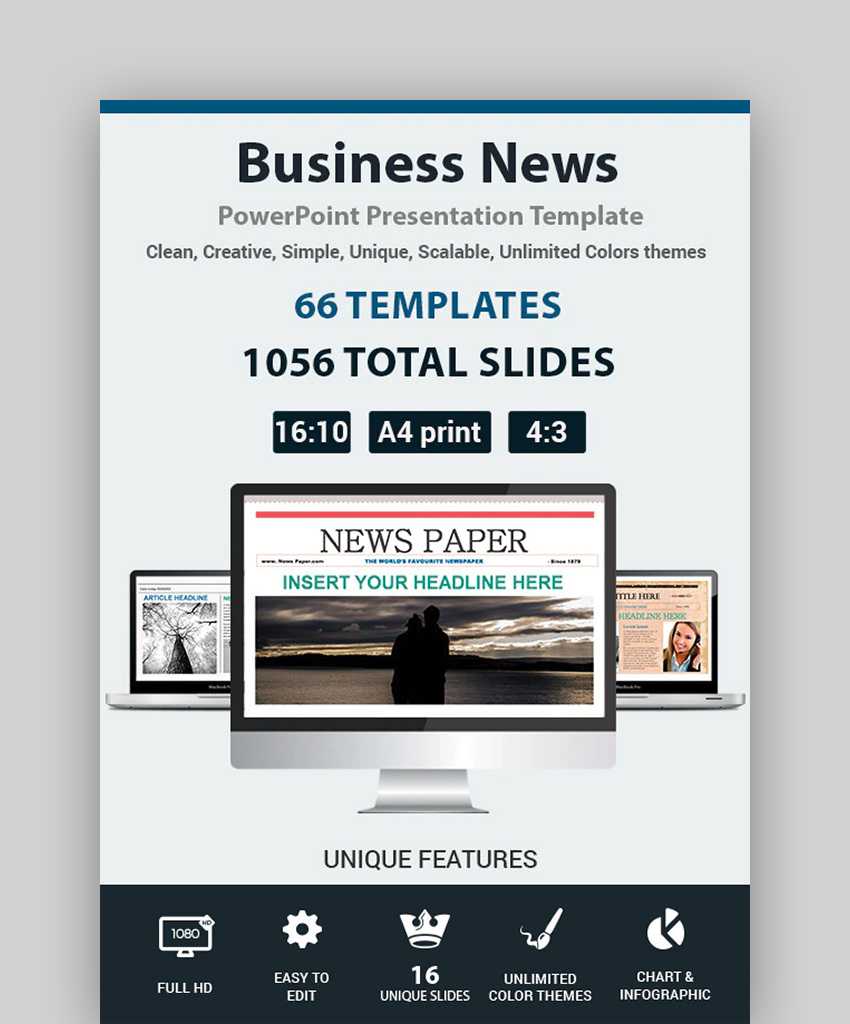 20 Best Free News & Newspaper Powerpoint Templates (Ppt Intended For Newspaper Template For Powerpoint