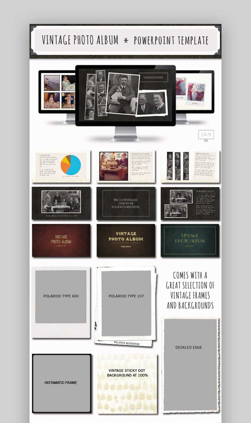 20 Best Free Powerpoint Photo Album & Ppt Slideshow Regarding Powerpoint Photo Album Template