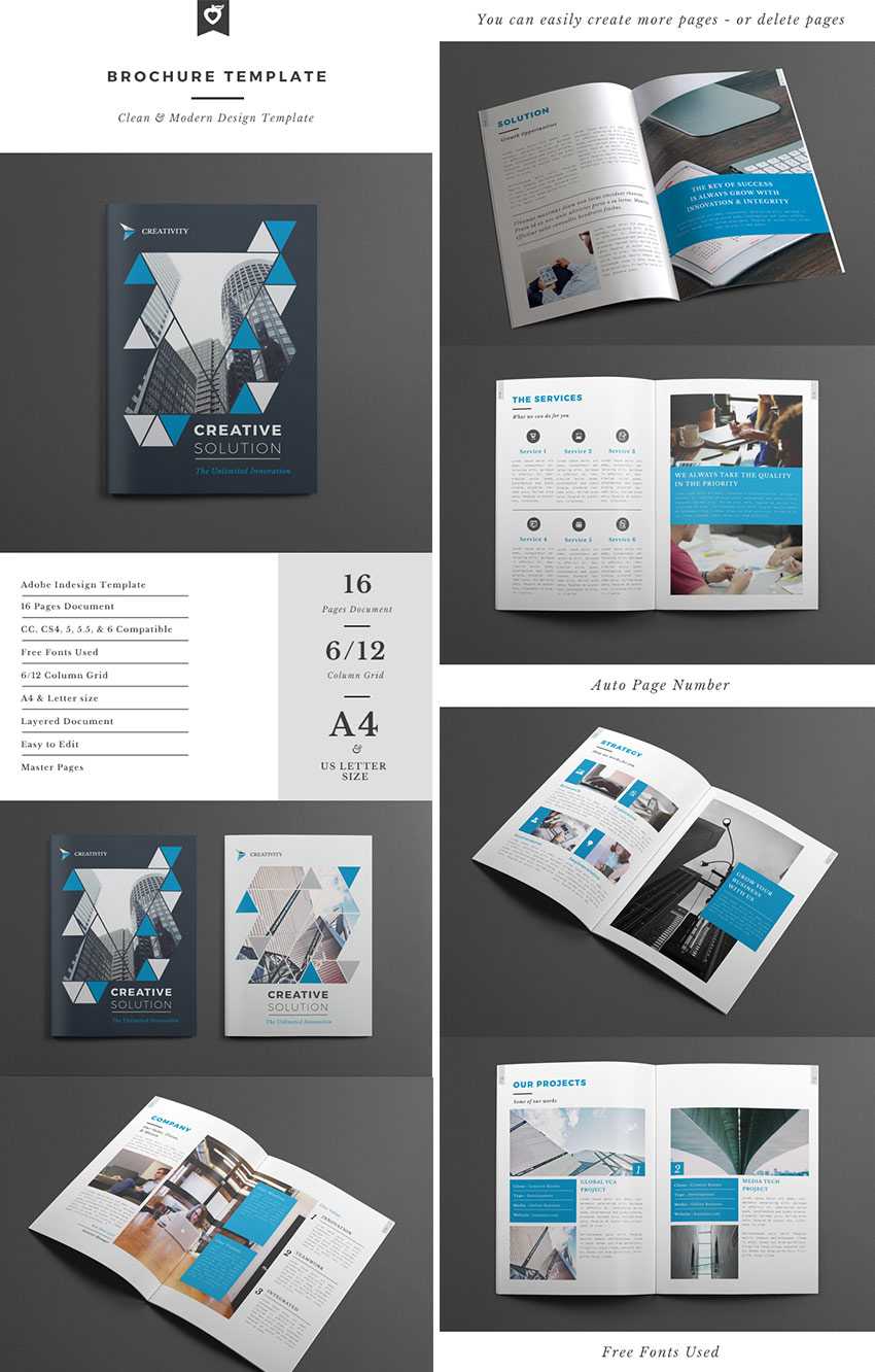 20+ Best Indesign Brochure Templates – For Creative Business Inside Adobe Indesign Brochure Templates
