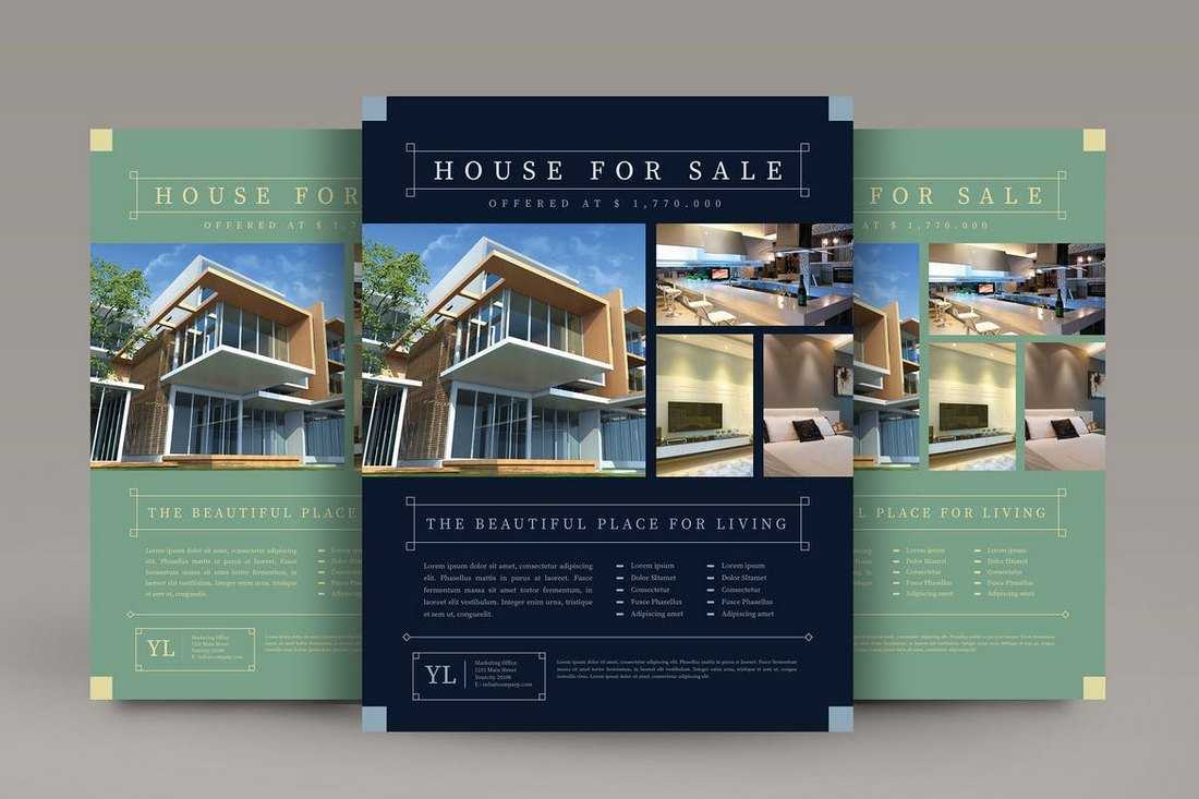 20+ Best Real Estate Flyer Templates 2020 – Creative Touchs In Real Estate Brochure Templates Psd Free Download
