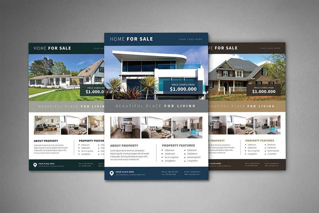 20+ Best Real Estate Flyer Templates 2020 – Creative Touchs With Real Estate Brochure Templates Psd Free Download
