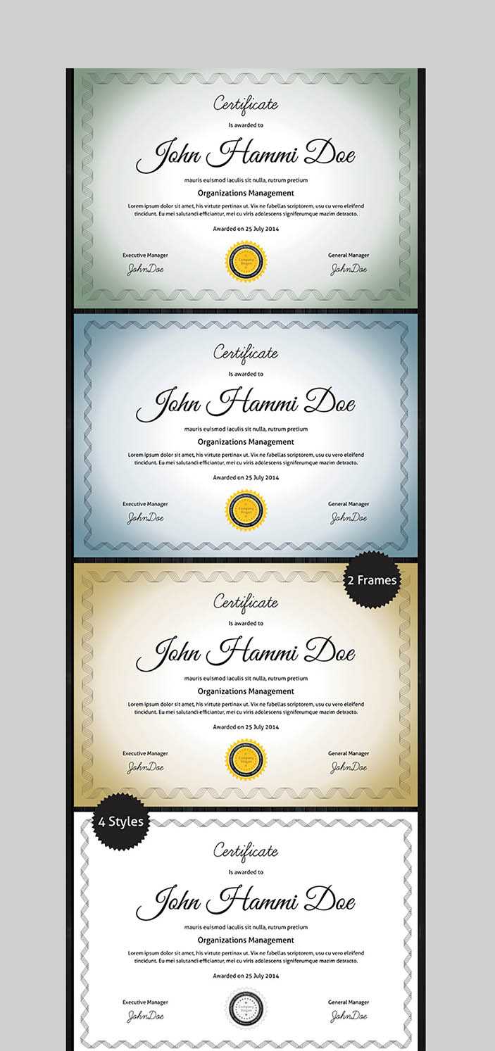 20 Best Word Certificate Template Designs To Award With Small Certificate Template