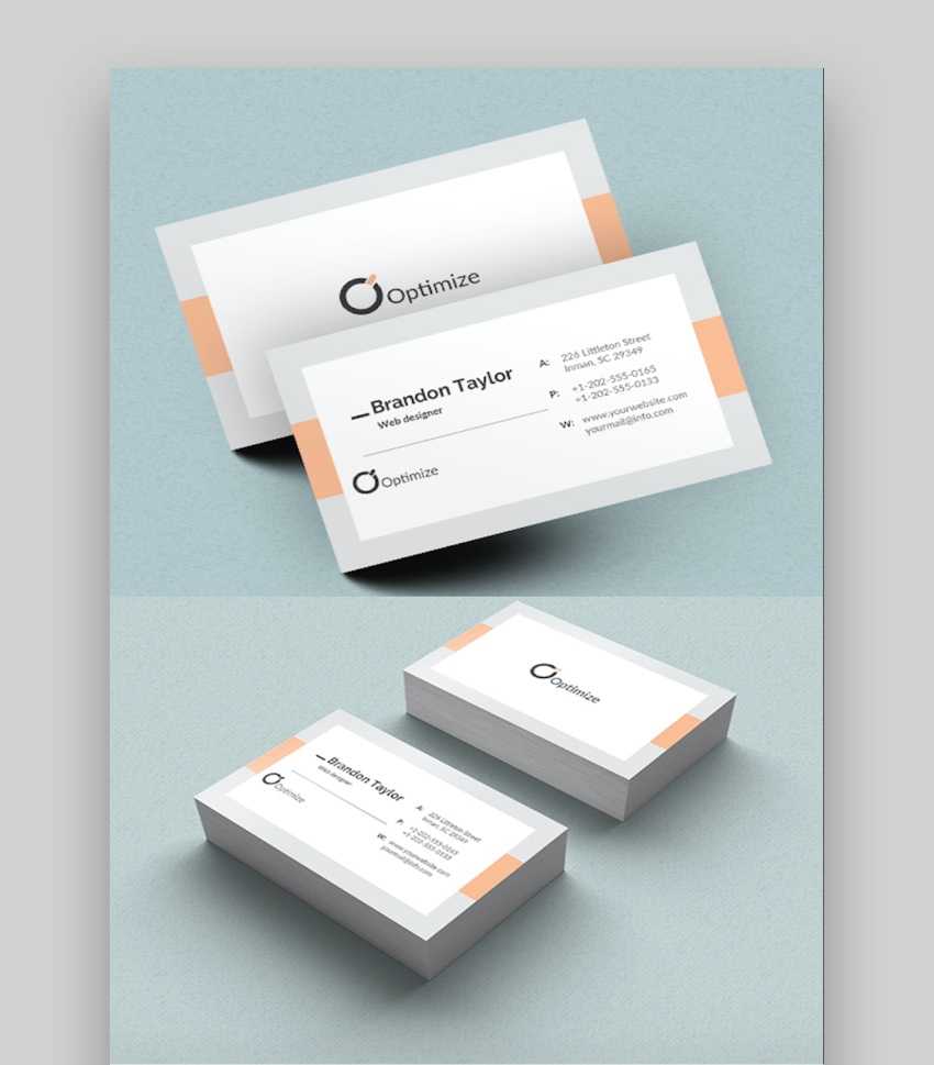 20+ Double Sided, Vertical Business Card Templates (Word, Or Inside Double Sided Business Card Template Illustrator