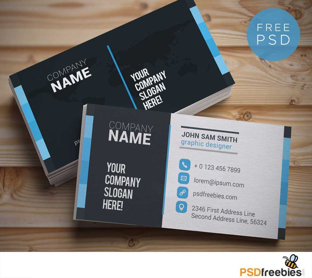 20+ Free Business Card Templates Psd - Download Psd Throughout Create Business Card Template Photoshop