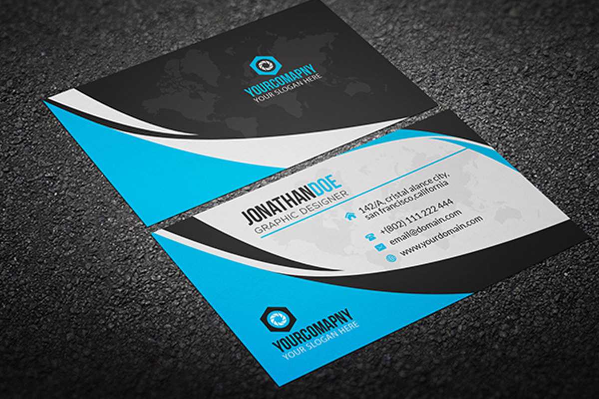 200 Free Business Cards Psd Templates – Creativetacos With Regard To Visiting Card Psd Template