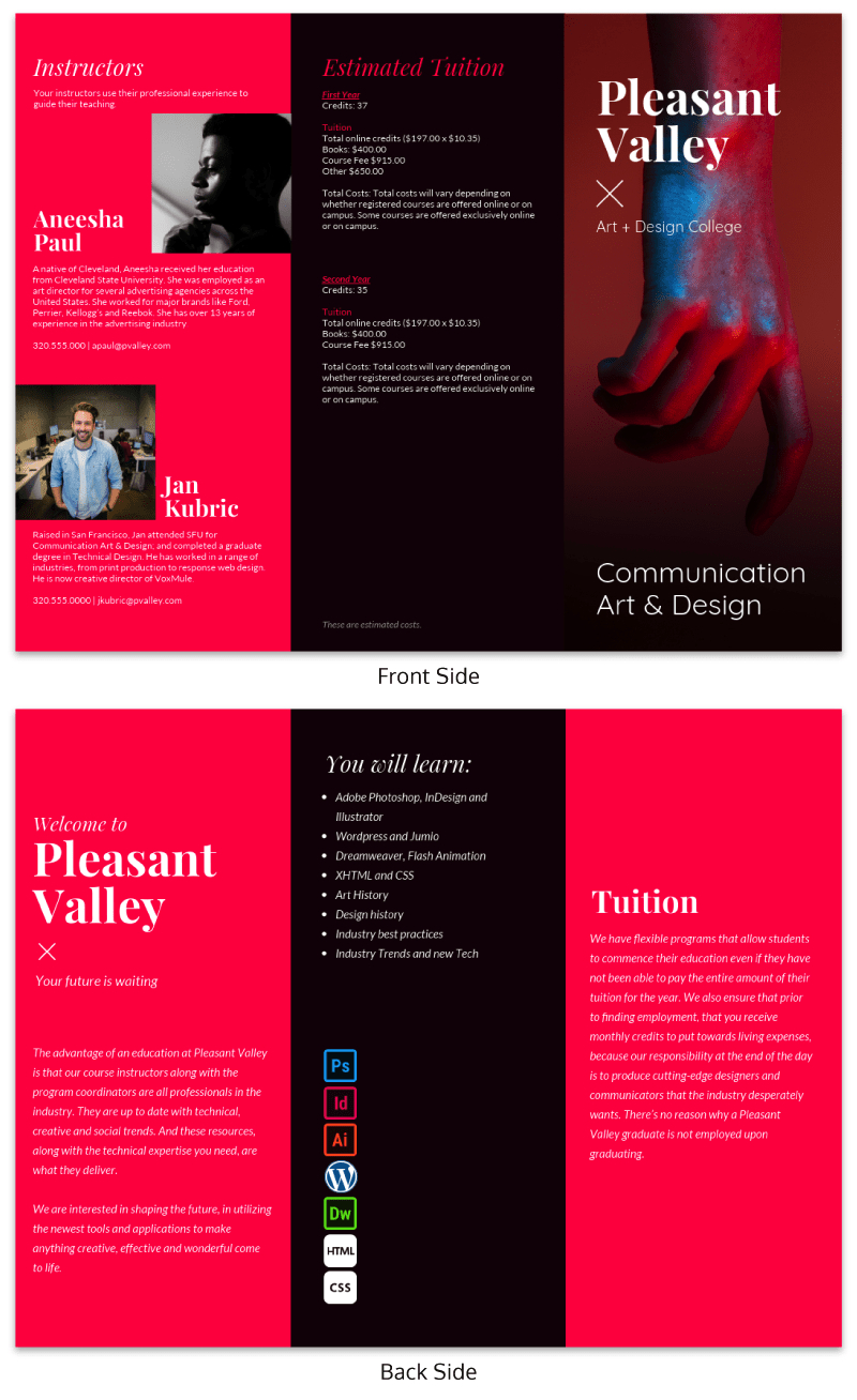 21 Brochure Templates And Design Tips To Promote Your For Good Brochure Templates