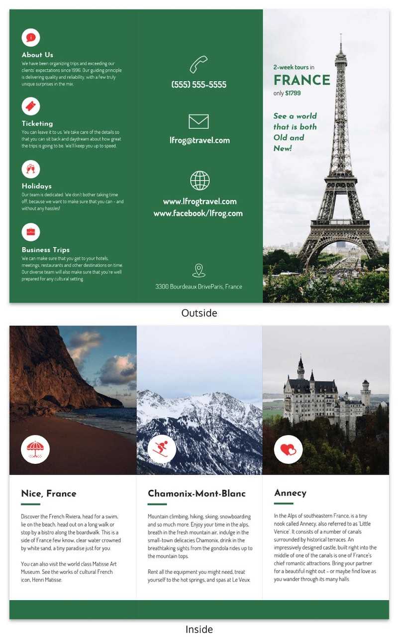 21 Brochure Templates And Design Tips To Promote Your Pertaining To Word Travel Brochure Template