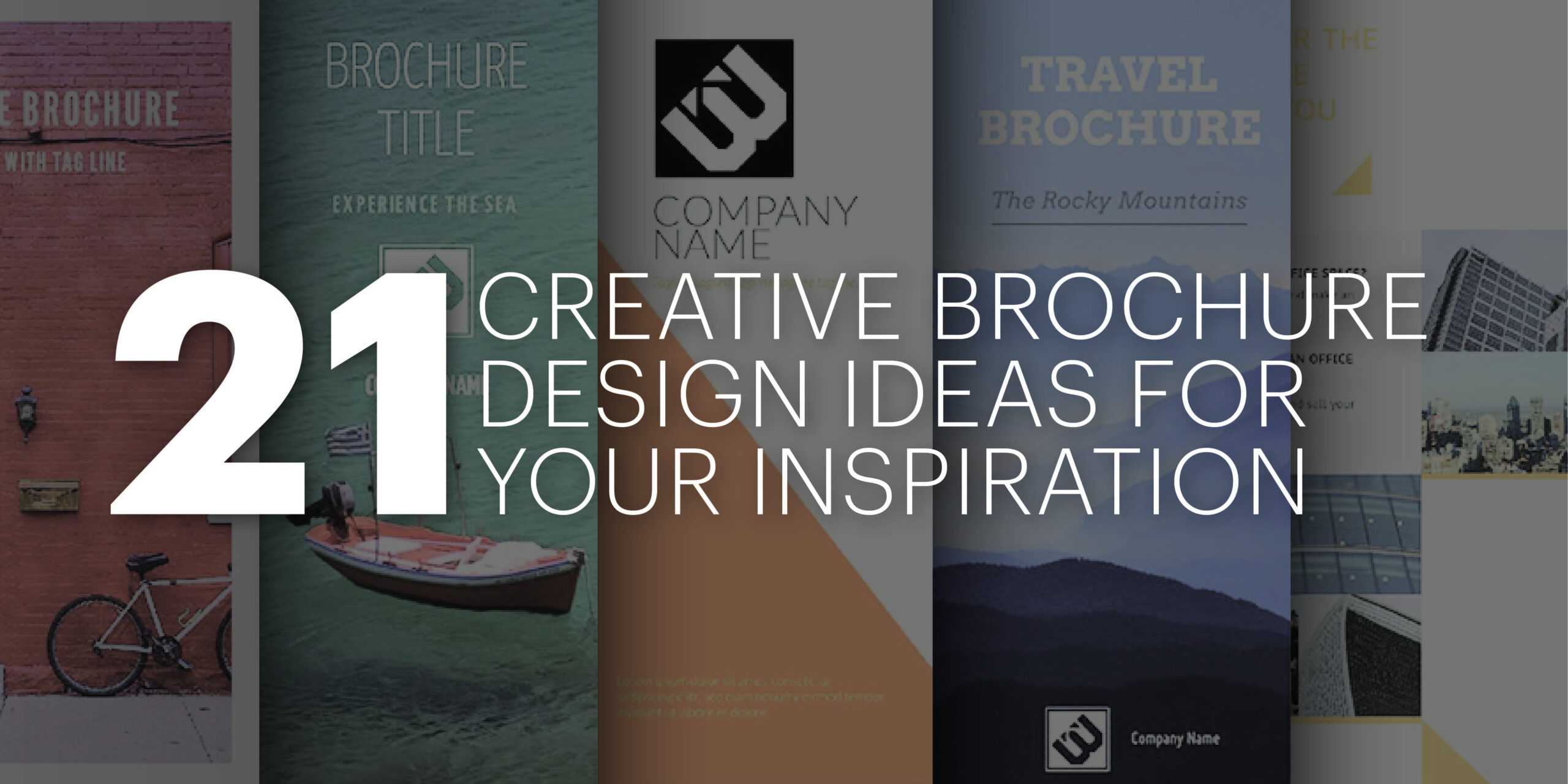 21 Creative Brochure Cover Design Ideas For Your Inspiration Throughout 4 Fold Brochure Template Word