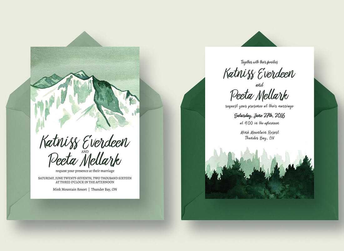 23 Gorgeous Invitation Templates For Weddings 2019 – Colorlib Pertaining To Church Invite Cards Template