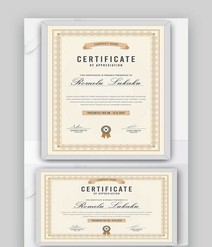 25+ Best Powerpoint Certificate Templates (Free Ppt + Intended For Award Certificate Template Powerpoint