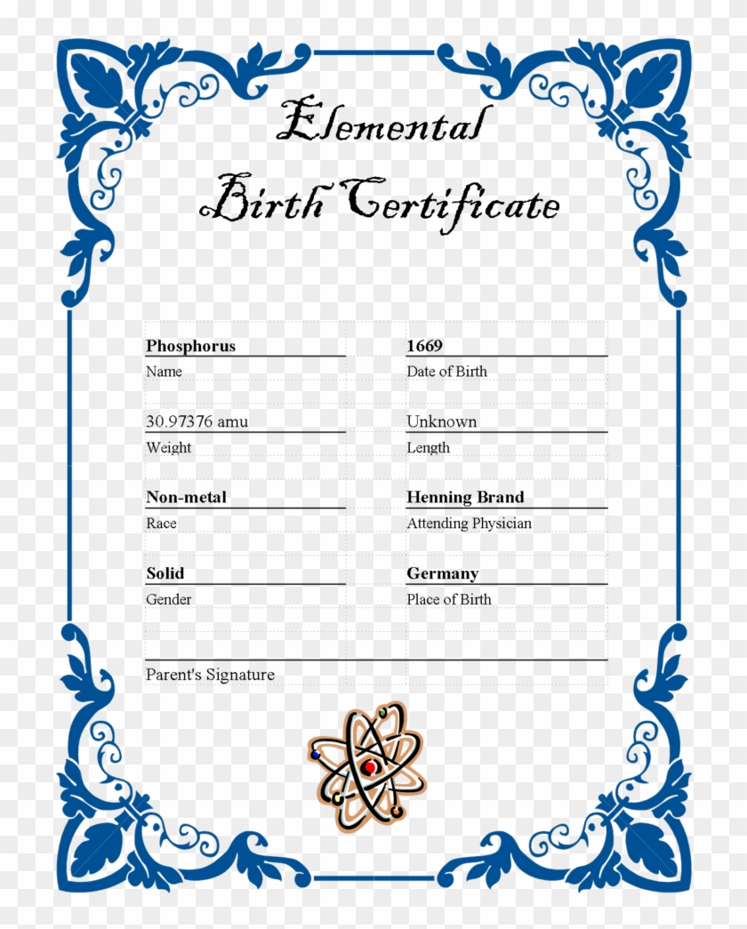 27 Images Of Ar Element Birth Certificate Template – Border Inside Birth Certificate Templates For Word
