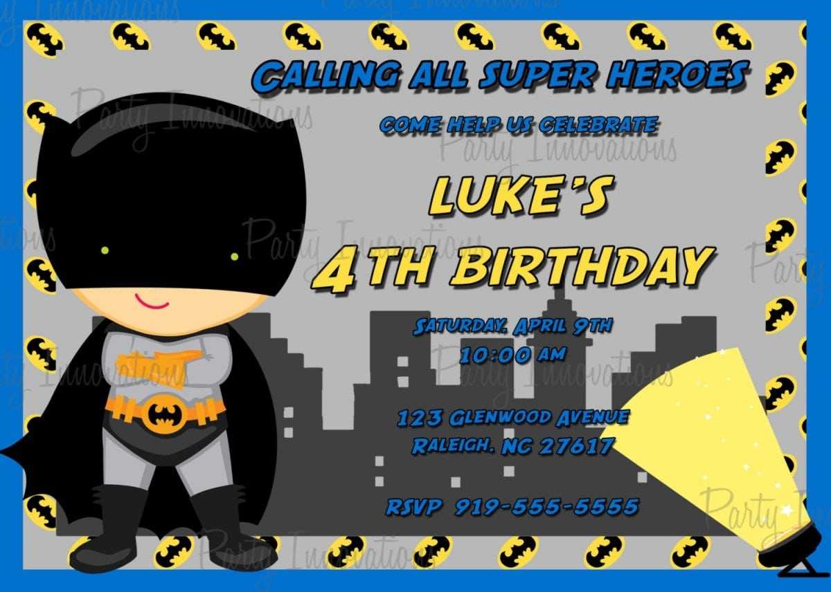 28+ [ Batman Birthday Card Template ] | Batman Birthday With Regard To Batman Birthday Card Template
