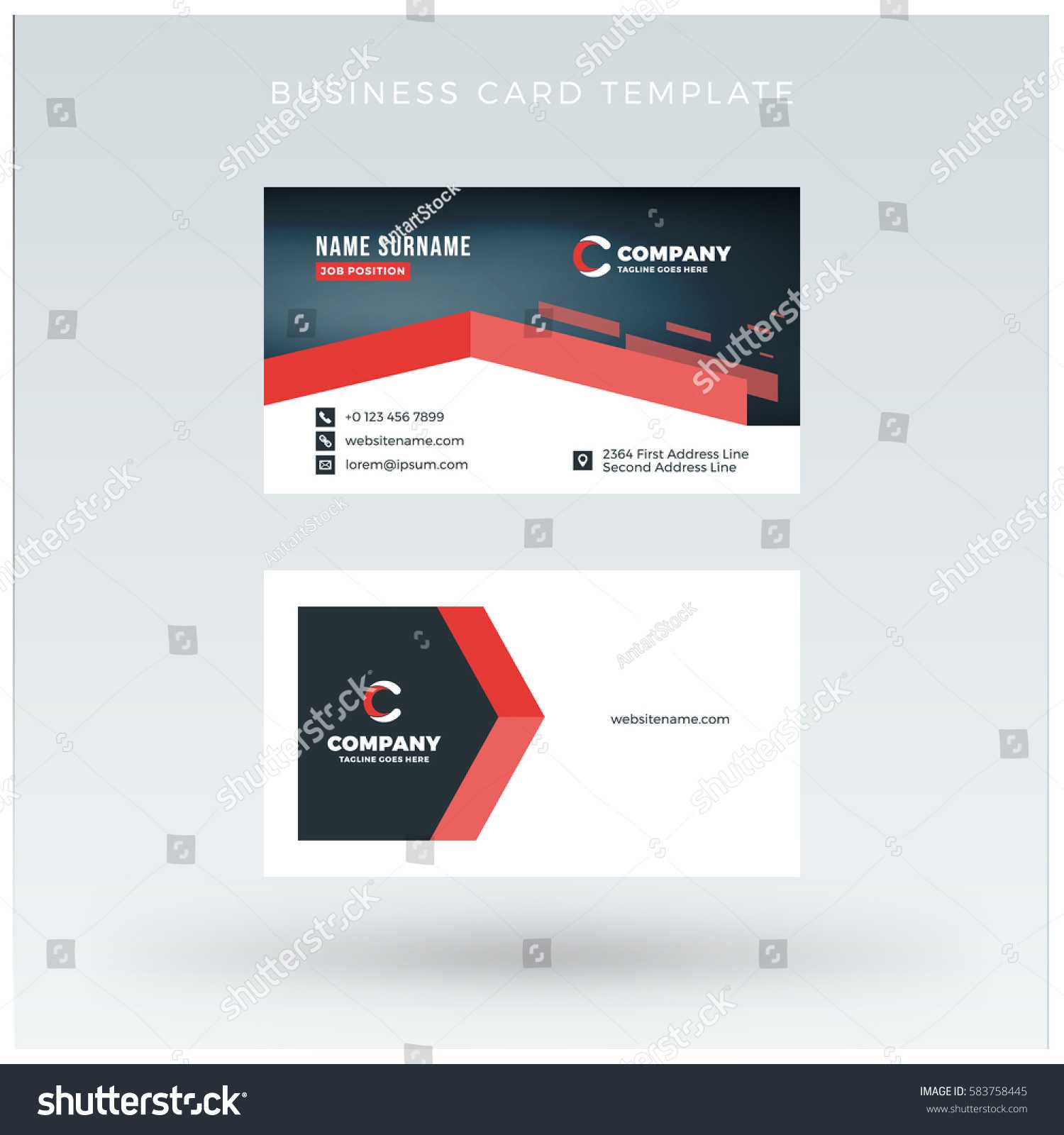 28+ [ Double Sided Business Card Template Illustrator Intended For Double Sided Business Card Template Illustrator