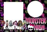 28+ [ Monster High Birthday Card Template ] | Monster High with Monster High Birthday Card Template