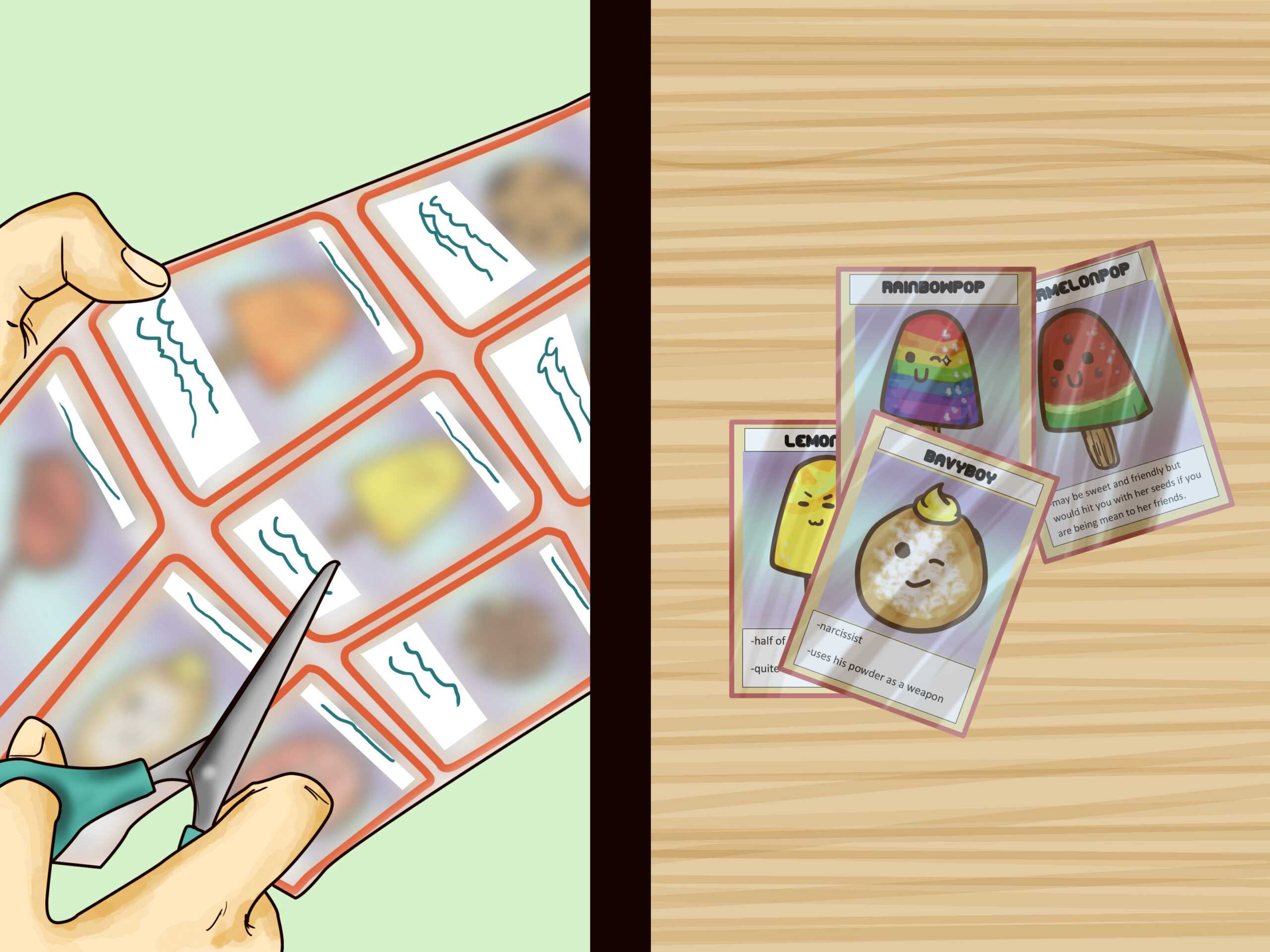 3 Ways To Make Your Own Trading Cards – Wikihow In Open Office Index Card Template