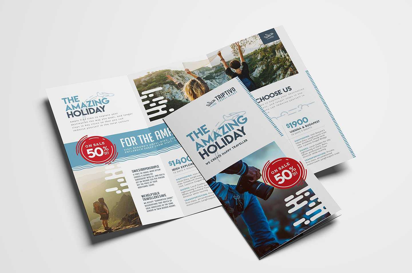 30+ Attractive Brochure Templates For Travel & Tourism Throughout Travel Guide Brochure Template