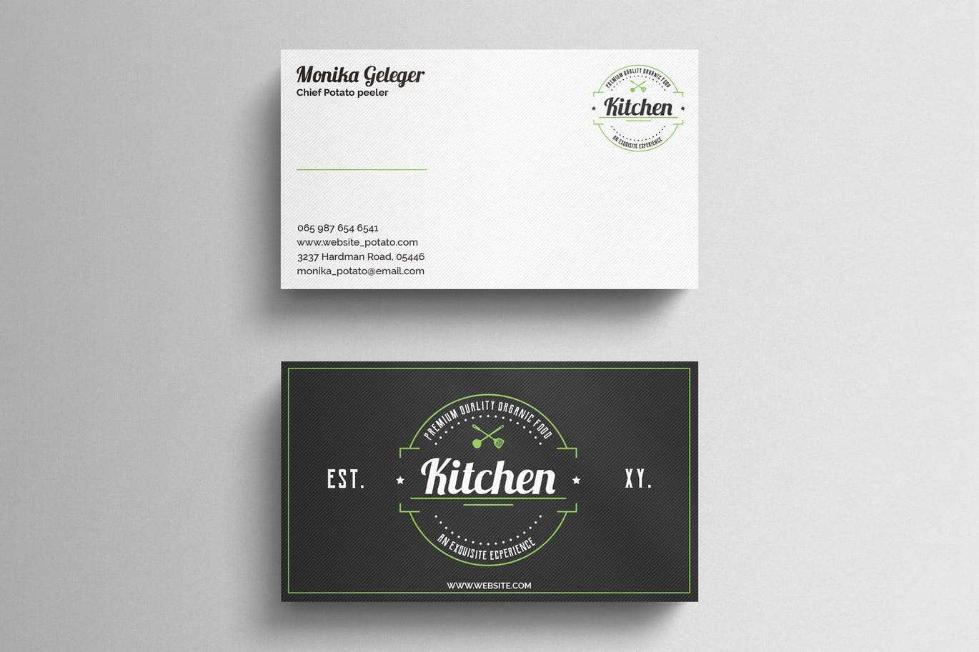 30+ Delicate Restaurant Business Card Templates | Decolore Intended For Cake Business Cards Templates Free