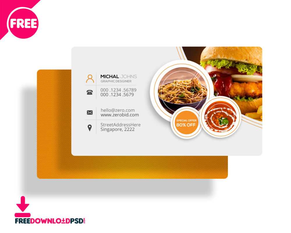 30+ Delicate Restaurant Business Card Templates | Decolore Pertaining To Restaurant Business Cards Templates Free