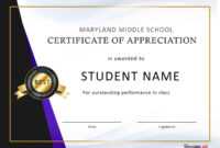 30 Free Certificate Of Appreciation Templates And Letters for Best Performance Certificate Template
