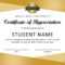 30 Free Certificate Of Appreciation Templates And Letters Inside Student Of The Year Award Certificate Templates