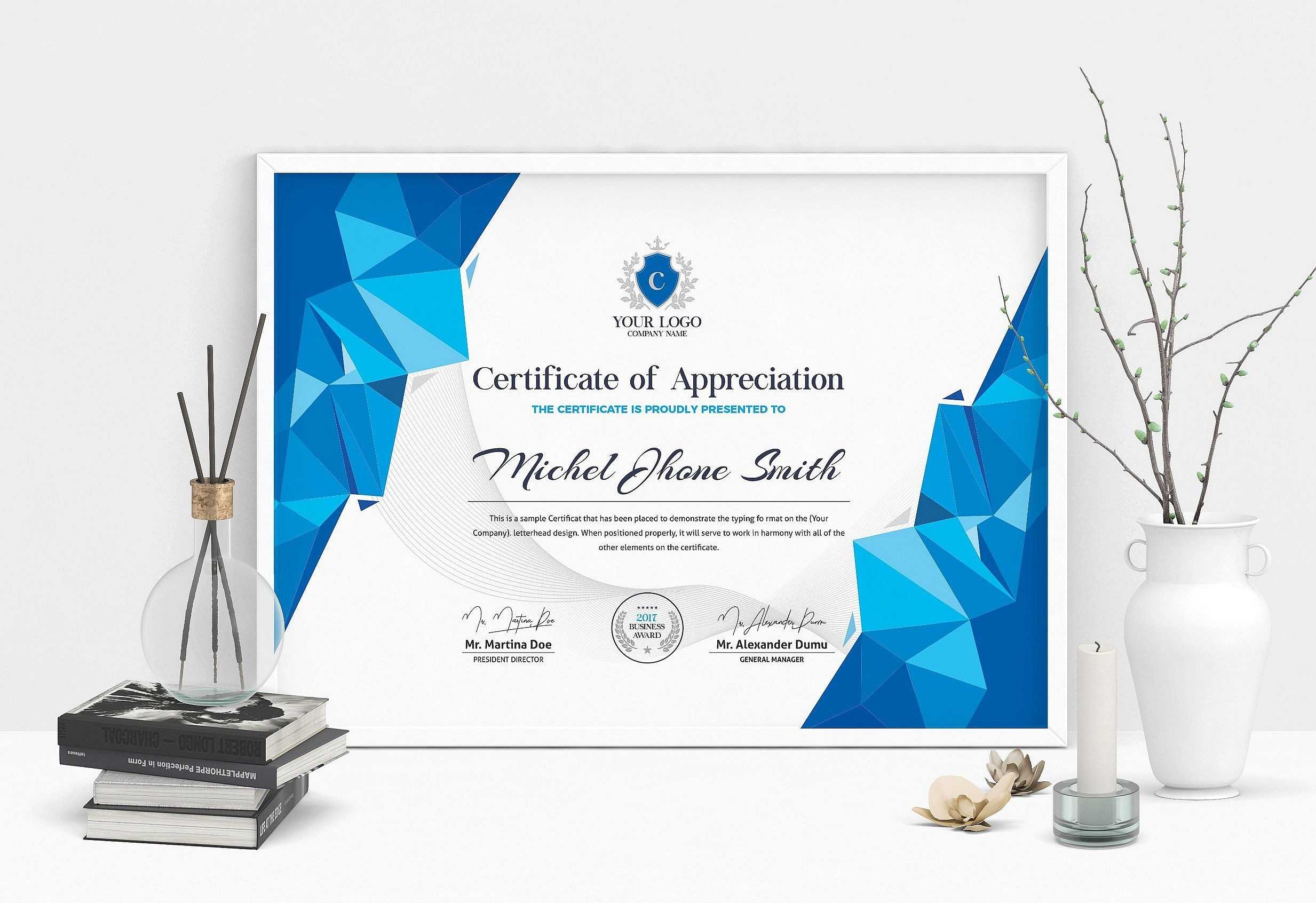 30+ Professional Diploma & Certificate Templates With Indesign Certificate Template