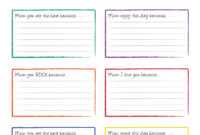 300 Index Cards: Index Cards Online Template with Blank Index Card Template