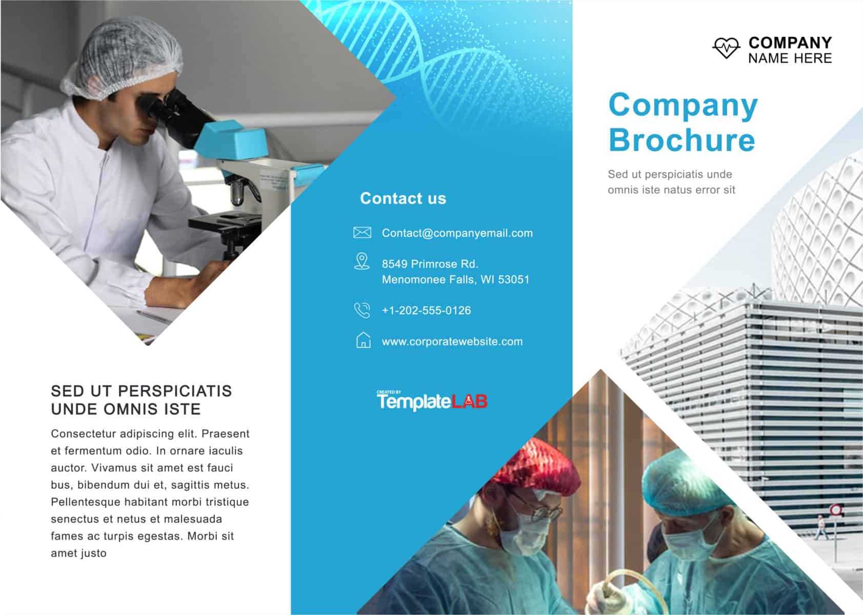 33 Free Brochure Templates (Word + Pdf) ᐅ Template Lab For Engineering Brochure Templates