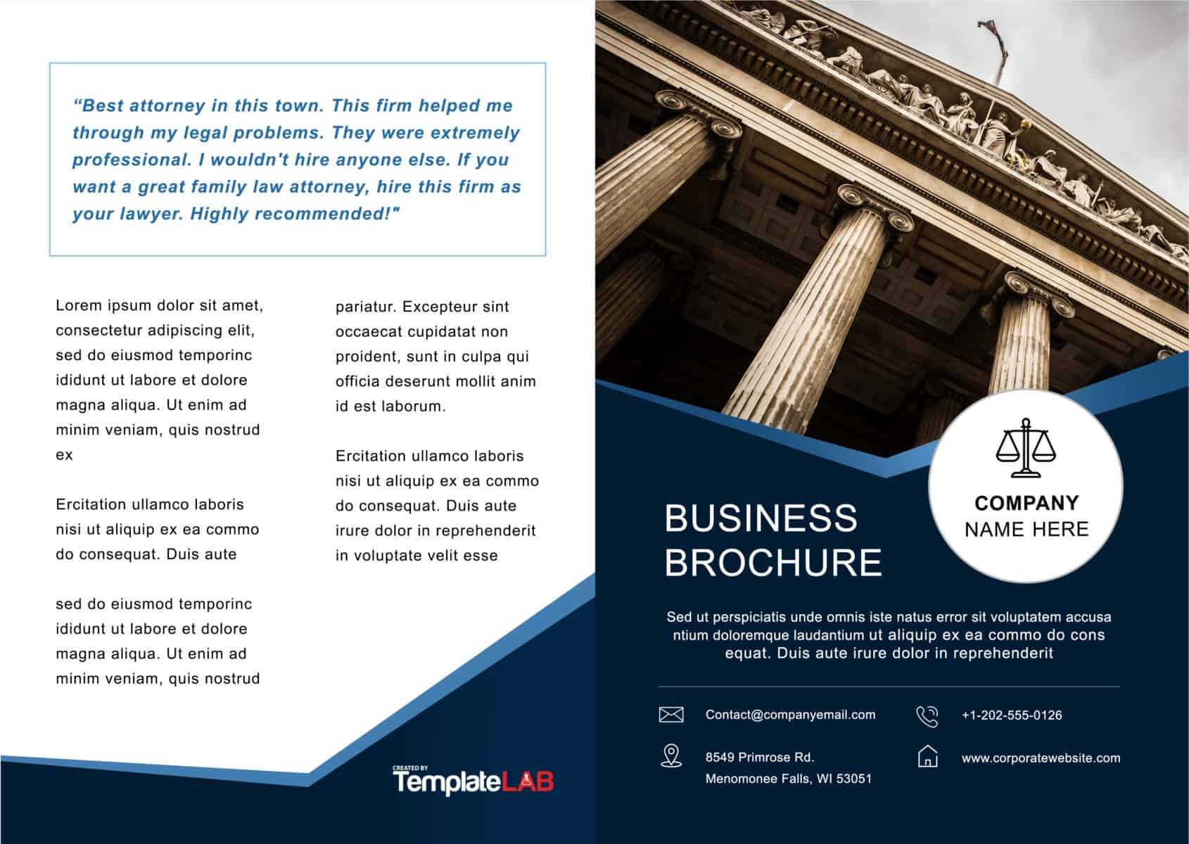 33 Free Brochure Templates (Word + Pdf) ᐅ Template Lab In Online Free Brochure Design Templates