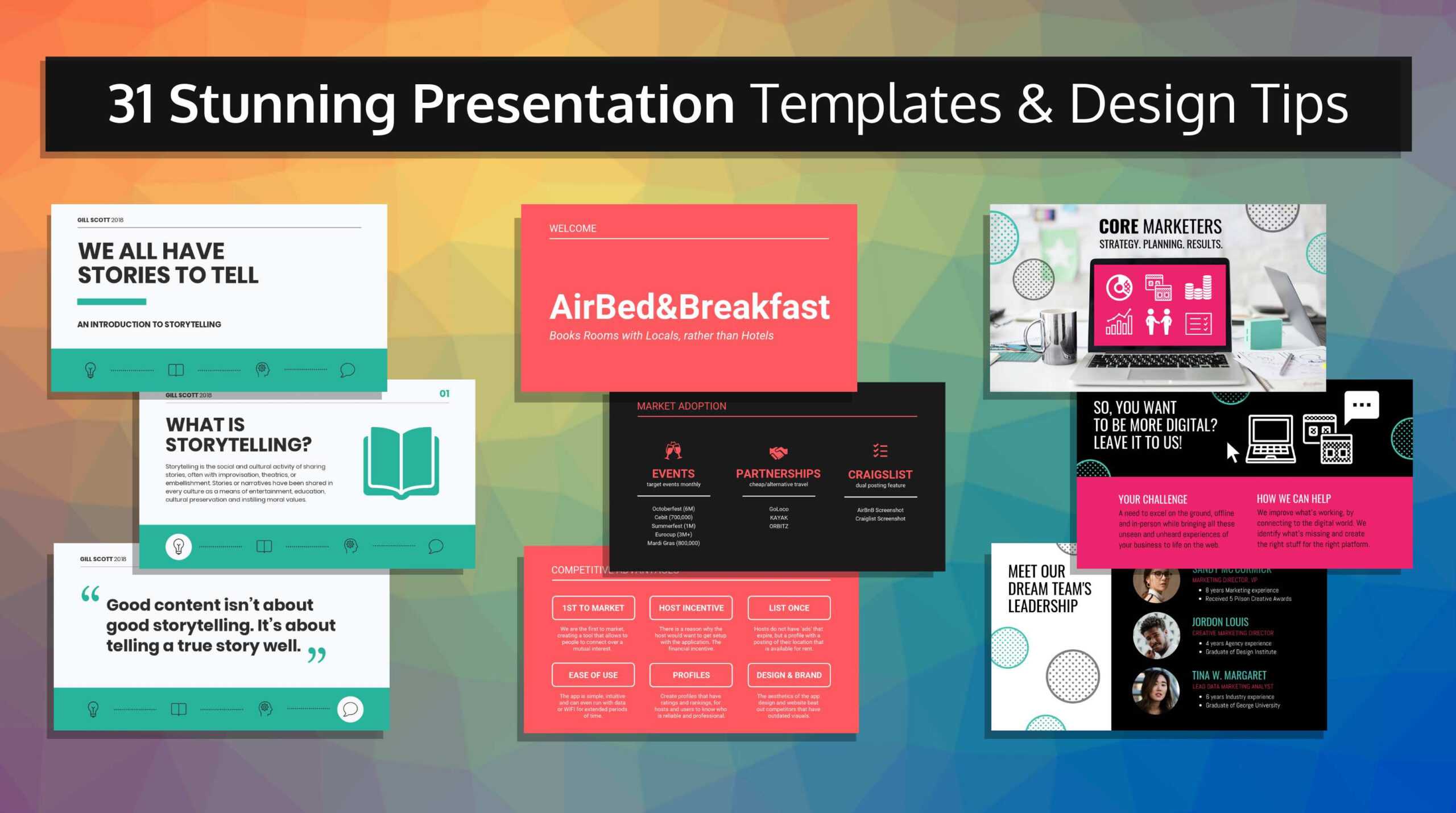 33 Stunning Presentation Templates And Design Tips For Sample Templates For Powerpoint Presentation